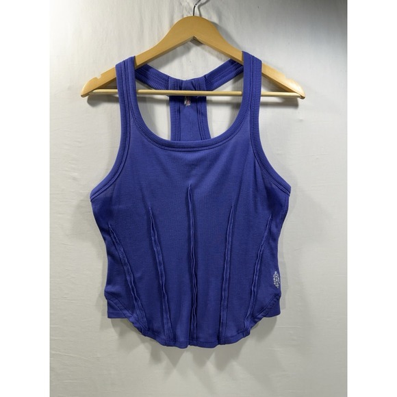 Free People Tops - FP Movement Purple Women's Sz XL Mind Over Matter Racer Back Tank Top Summer